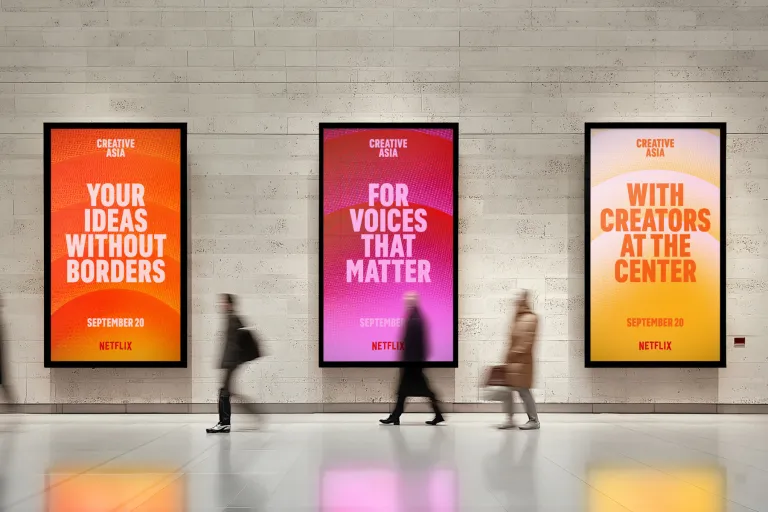 Netflix Creative Asia visual identity design