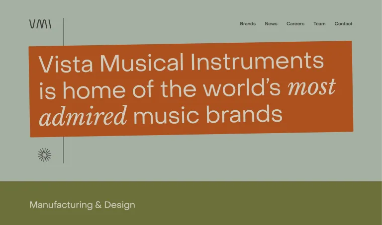 Vista Musical Instruments project image